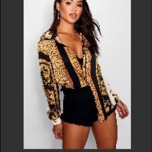 Printed Oversized Shirt